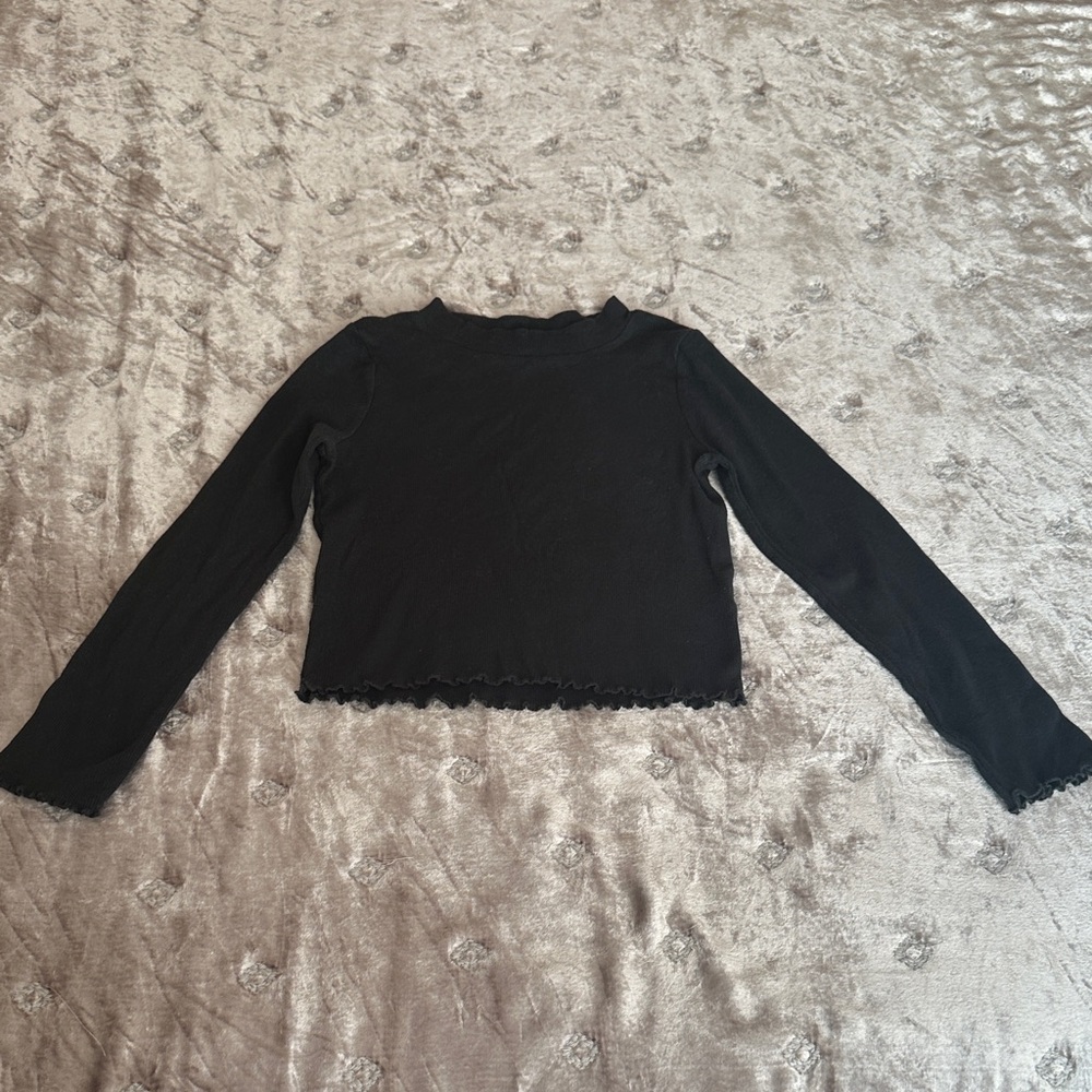 Jessica Simpson Kids Black Long Sleeve Top